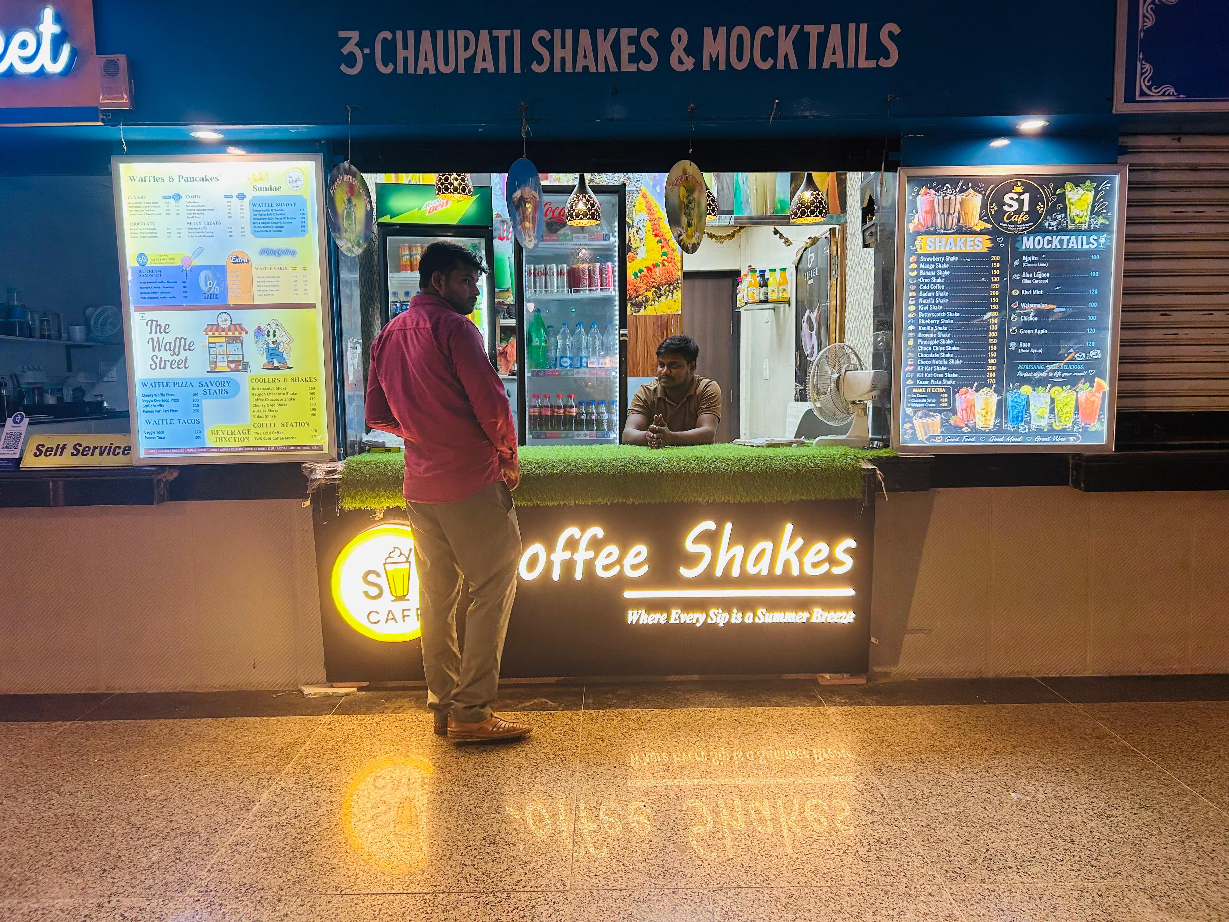 3-Chaupati Shakes & Mocktails Franchise at Agra Chaupati Food Court