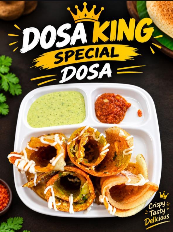 Special Crispy Dosa Rolls