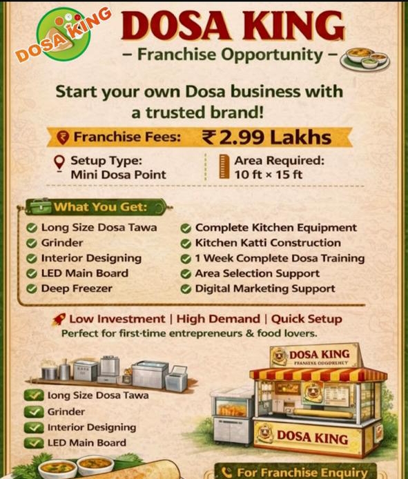 Dosa King Franchise Brochure Overview