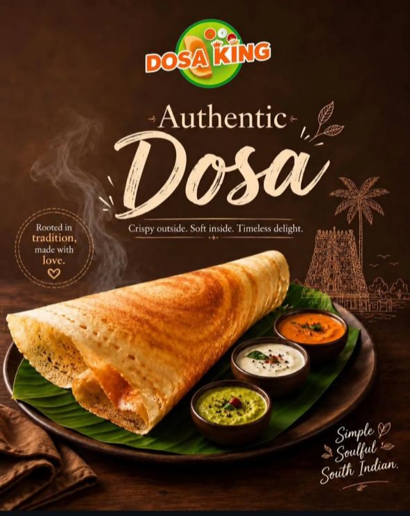 Authentic Traditional Dosa